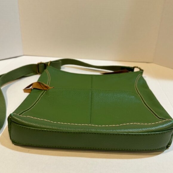Vintage The Sak Green Leather Crossbody - Picture 5 of 16